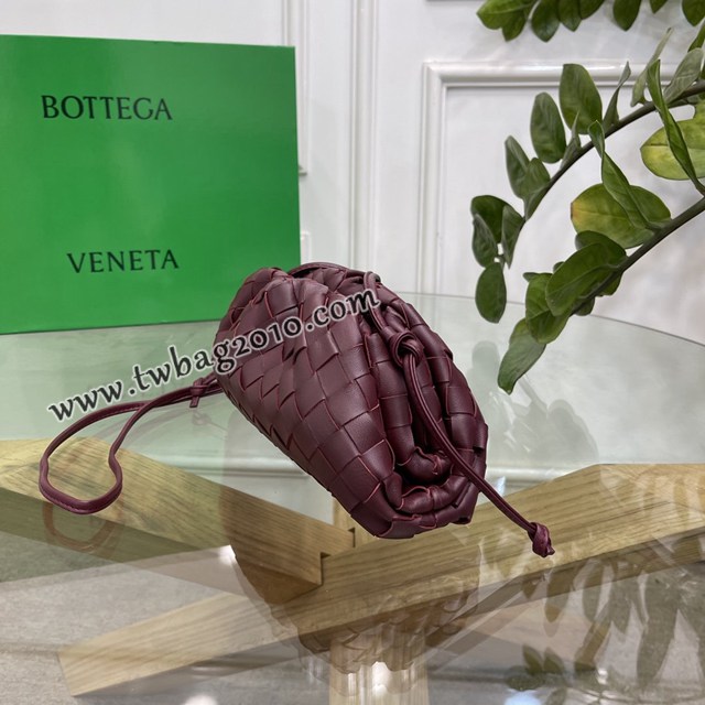 Bottega veneta高端女包 98061 寶緹嘉升級版小號編織雲朵包 BV經典款純手工編織羔羊皮女包  gxz1171